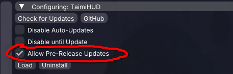 Enable pre-releases